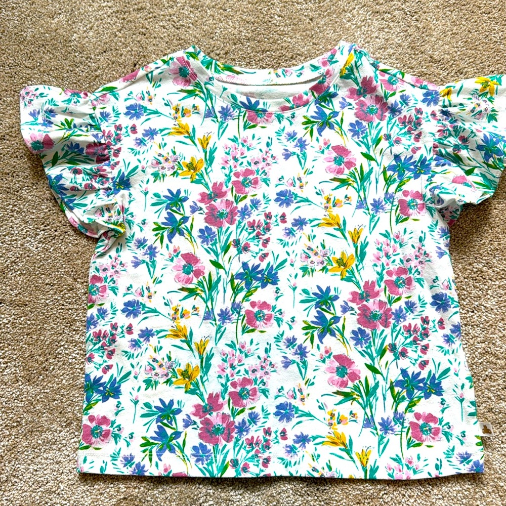 Gap girls flower shirt size 5